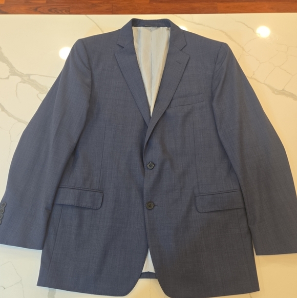 Brooks Brothers Explorer Regent Fit Wool All Seasons Blue Blazer Mens 43R